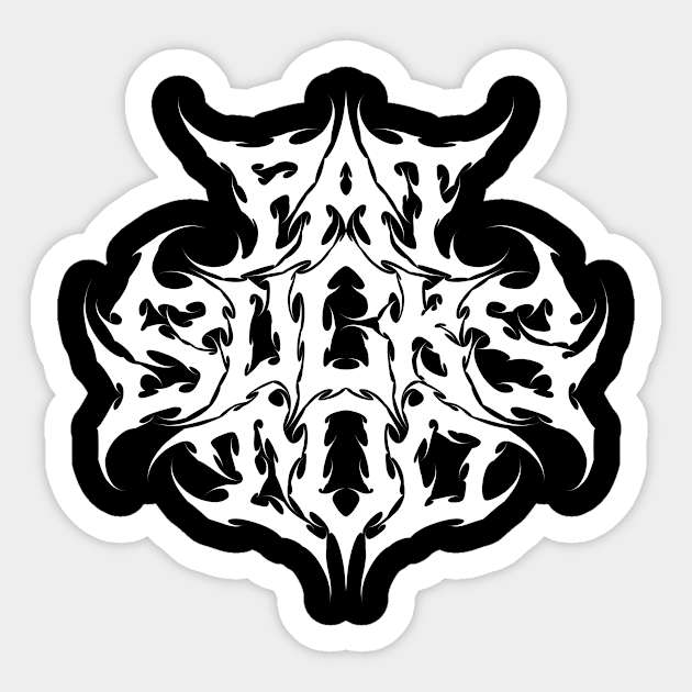 Metal Pat Sticker by ArtGuyDesigns